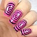 Original CyclonesTM Nail Vinyls By Twinkled T - 1 Sheet of 48 (2 in Each Circle)