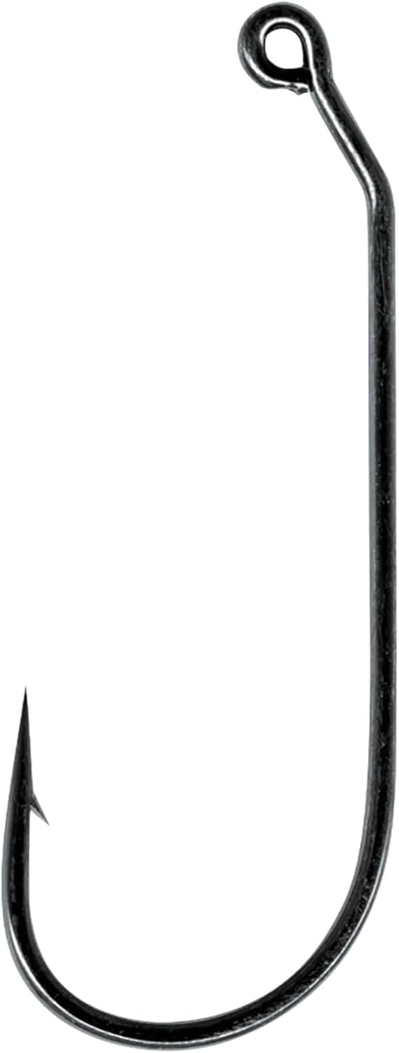 Mustad 32886NP-Black Nickle Jig Hook Sizes 3/0-5/0 Package in 100 Each Jig Hook with 30º Bend Eye Premium Flipping Hook