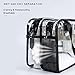 Auseibeely Clear Toiletry Bag for Women Men, Portable Large Travel Makeup Bag, Waterproof & Draining Transparent Cosmetic Bag, Carry On Airport Airline Compliant Bag