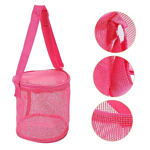 TOYANDONA Portable Beach Bag Large Capacity Mesh Organizer for Sand Shells and Essentials Lightweight Mesh Storage Tote for Outdoor Fun and Travel Suitable for Boys Random Color2