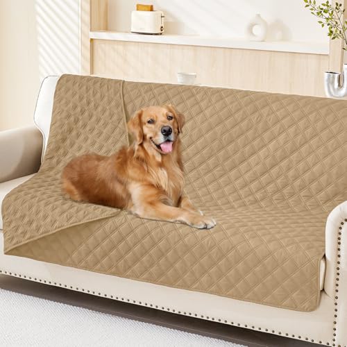 Smiry Waterproof Reversible Pet Couch Covers for Dogs