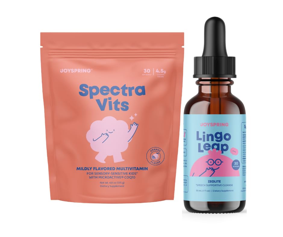 JoySpring LingoLeap Zeolite Drops and Spectra Vits Multivitamin Bundle