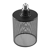 WOERFU E26 Vintage Black Metal Cage Edison Light Fixture for Pendant Wall Sconce Floor Lamp & Ceiling Light Fixture