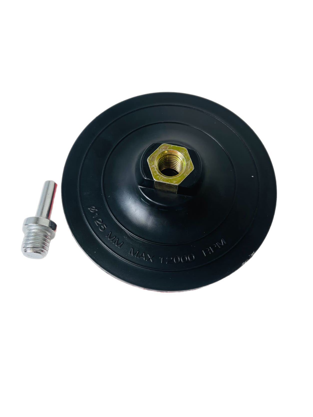 5 discos de apoyo de 125 mm + 200 discos abrasivos de 125 mm grano 40 para taladro eléctrico