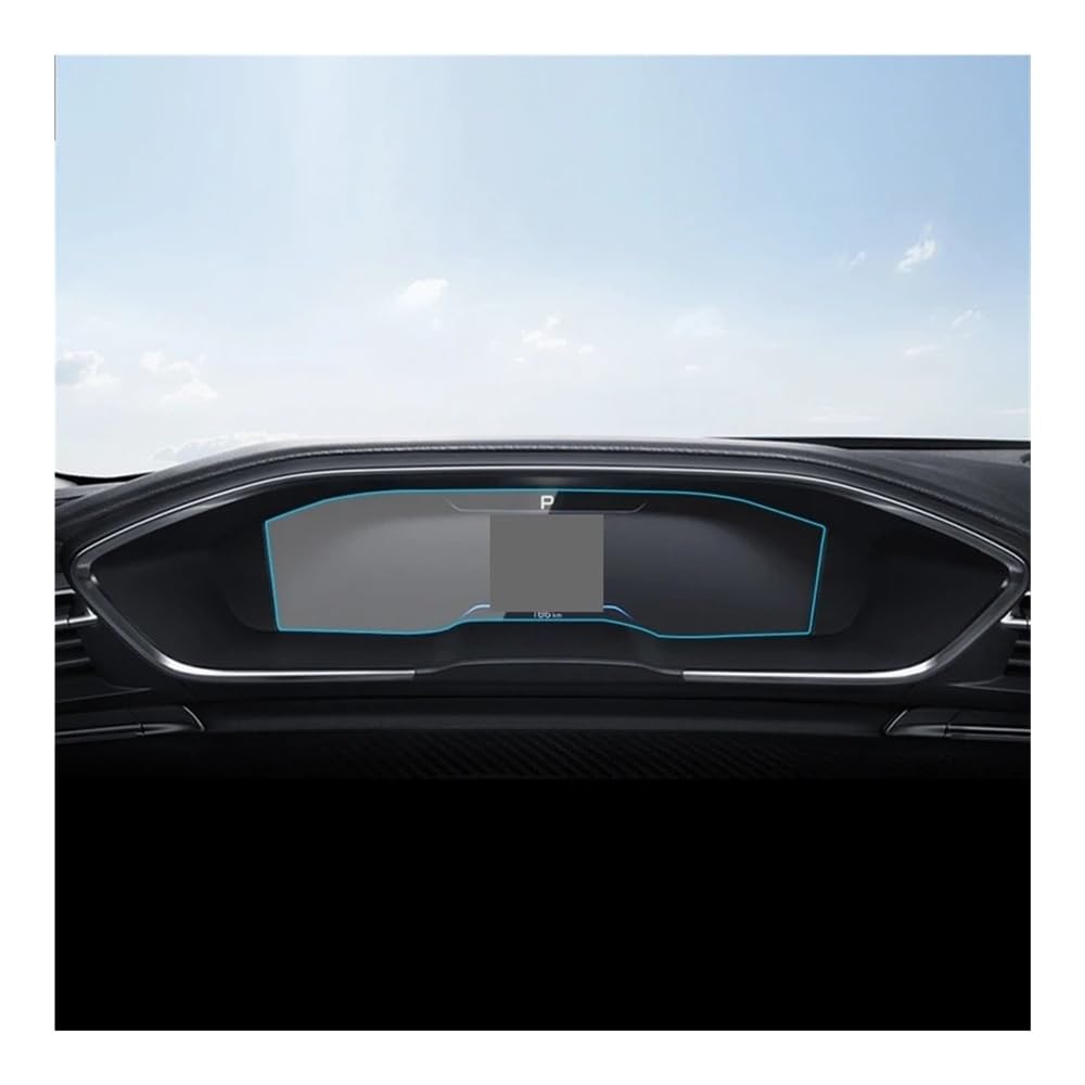 Protector de Pantalla de GPS para Coche de 12,3 Pulgadas para Peugeot 508L 19-22, Pantalla de navegación del salpicadero, Protector de Pantalla de Cristal Templado.