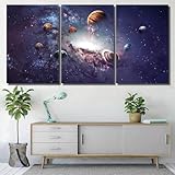 【Impressions pour la taille de la peinture murale】 24 pouces x 36 pouces x 3 pièces (60 cm x 90 cm x 3 pièces) Nos peintures sur toile peuvent toutes être personnalisées, si vous souhaitez montrer vos impressions sur toile à partir de photos. Chaque photo sur toile personnalisée, veuillez nous contacter directement.