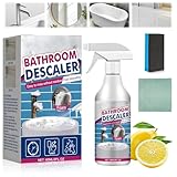 Vibbang Reiniger für Hartnäckige Flecken, Bathroom Descaler Schaum, Stubborn Stains Cleaner, Badezimmer Reiniger, Multifunktional Duschkabinenreiniger, für Glas, Kanalisation,Toiletten