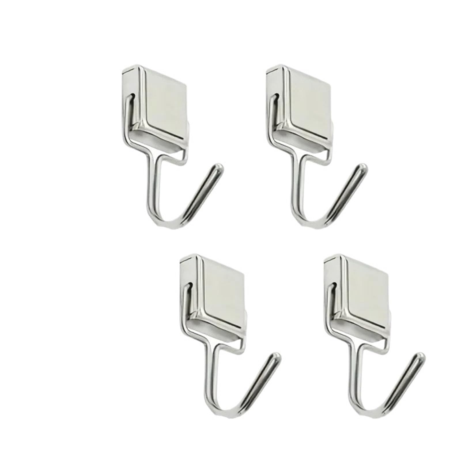 Ryqzhhy 4Pcs Coat Hooks Magnetic Hook Multifunctional Storage Rack For Household Kitchen Daily Organize(4Pcs)