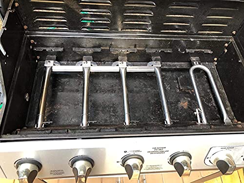 Yiham Kc637 Bbq Grill Stainless Steel Crossover Carryover Burner Tube Channel Replacement Parts For Select Models By Brinkmann, Charmglow Gas Grills, Set Of 3 #TOP4