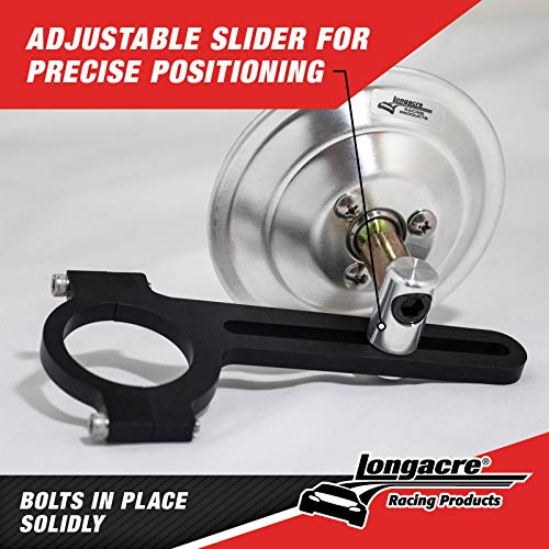 Longacre 52-22549 Spot Mirror, Clamp On, 1-1/2 Inch Roll Bar - Thumbnail 4