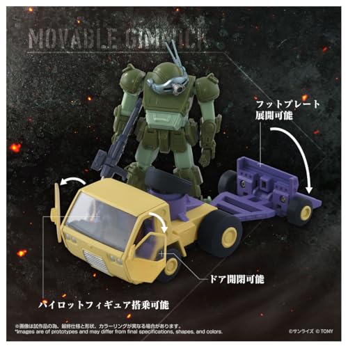 裝甲騎兵《裝甲騎兵ボトムズ》トイライズ系列最新作 1/48 AT 專用卡車與眼鏡鬥犬組合預購開始 8 裝甲騎兵《裝甲騎兵ボトムズ》トイライズ系列最新作 1/48 AT 專用卡車與眼鏡鬥犬組合預購開始