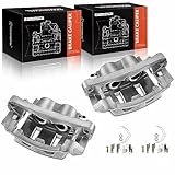 A-Premium Disc Brake Caliper Assembly with Bracket Compatible with Ford Excursion 2000-2005 F-250 Super Duty F-350 Super Duty 1999-2004 Front Left and Right Side 2-PC Set