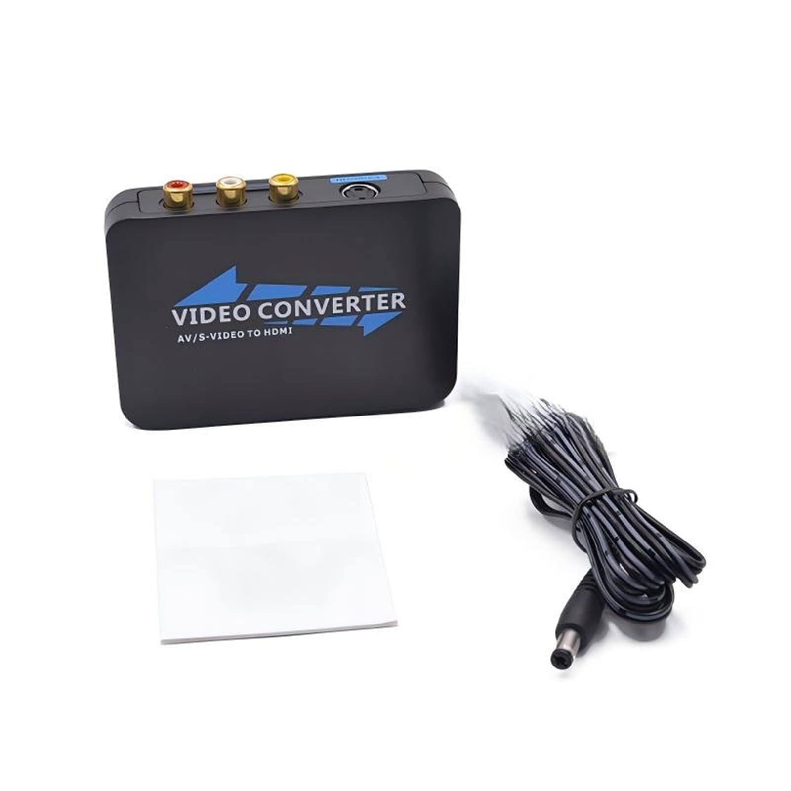 Convertitore Video HD da AV a HDMI/S-Video, convertitore 1080P R/L Canale Sinistro e Destro con Ampia compatibilità, Facile da configurare