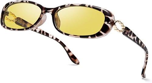 Miniatura 2 de Gafas de conducción nocturna para mujer, antirreflejos, polarizadas, fotocrómicas, visión nocturna, leopardo