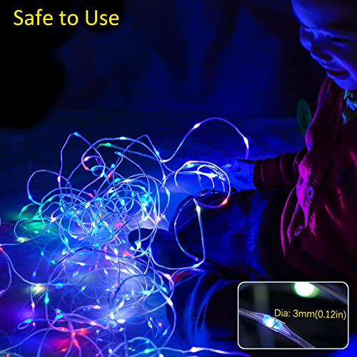 Hahome 66Ft 200Leds Color Changing Outdoor String Lights Rope Lights For Christmas Decoration,Multi-Colored #TOP3