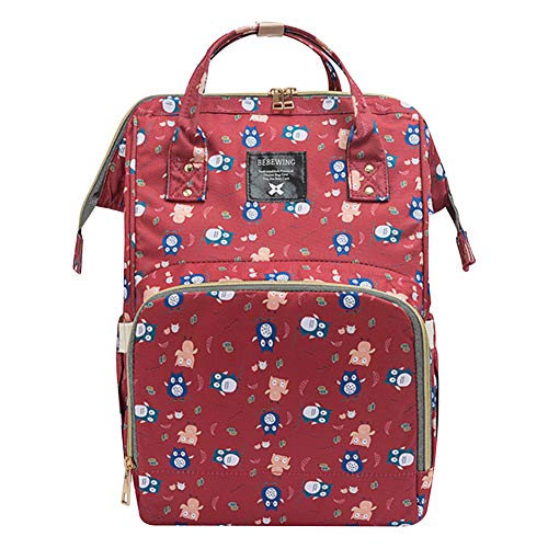 Glenmore Mochila Carro Bebe Pañales Bolso Maternal Mochilas para Mama Impermeable Grande