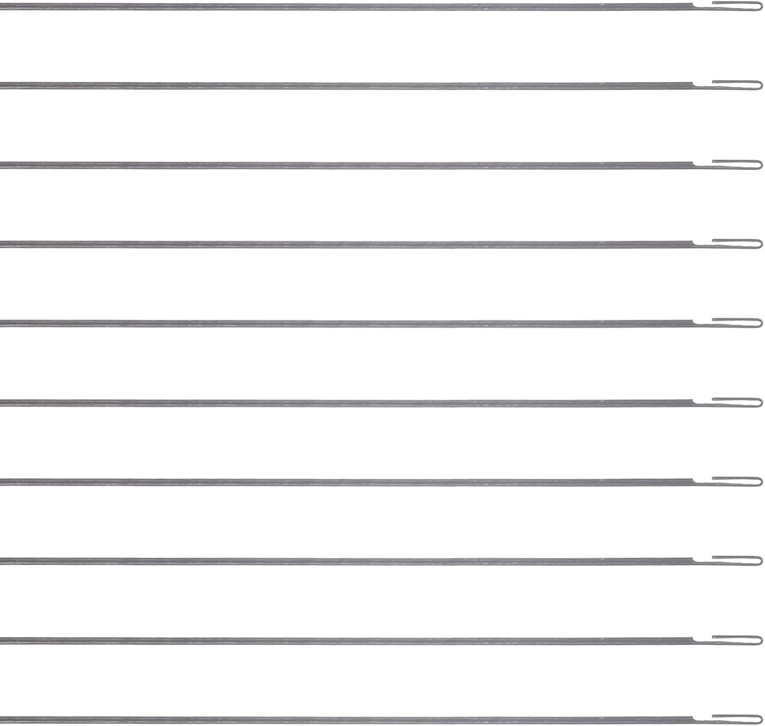 VICASKY 10pcs Beading Needles Set,Stainless Big Eye Beads Needles Opening Seed Beads Needles Easy Threading Sewing Needles for Bracelet Necklace Jewelry Making
