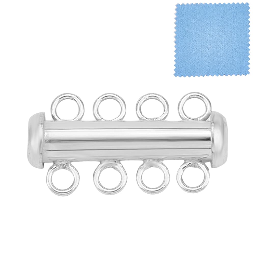 Fermoir argent 925 pour créer le collier de plage multi-rangs de l'été
