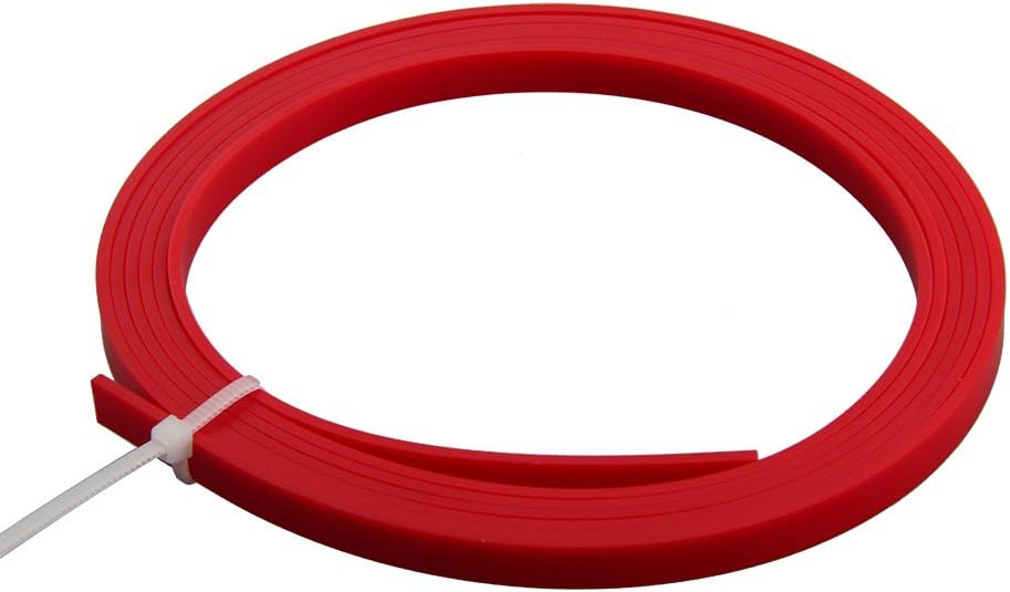 5pcs Red ABS Guitar Binding Purfling Strip 5Feet 4mmx1.5mm Body Project : Musical Instruments