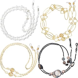 8 Pieces Eyeglass Chains for Women Sunglasses Strap Reading Glasses Cords Lanyards Eyewear Retainer