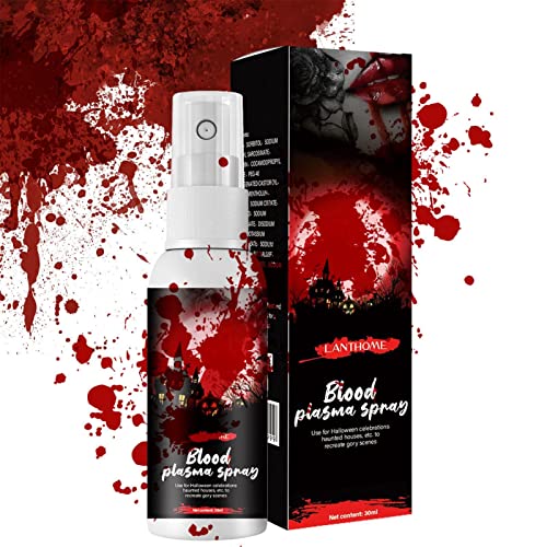 4 Pcs Maquiagem de sangue falso | Maquiagem de sangue falso de Halloween | Spray de maquiagem de san