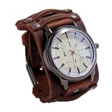 reloj correa ancha para mujer . Reloj simple y moderno, un regalo perfecto para hombres, padres, novios u otros compañeros de clase y colegas masculinos.