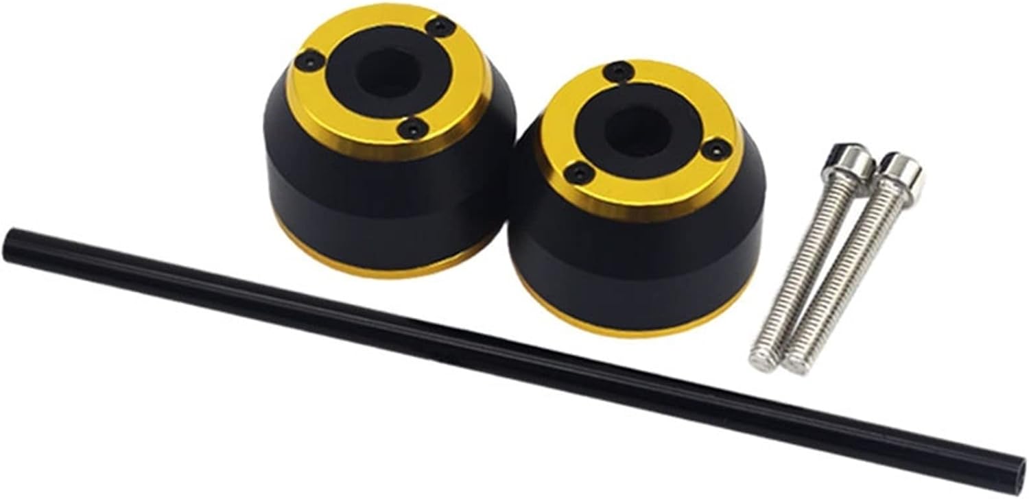 Protector for Kawasaki Z800 Z 800 Z800 2013 2014 2015 2016 Motorcycle CNC Front & Rear Wheel Axle Fork Sliders Protection Parts (Color : Front Wheel Gold)