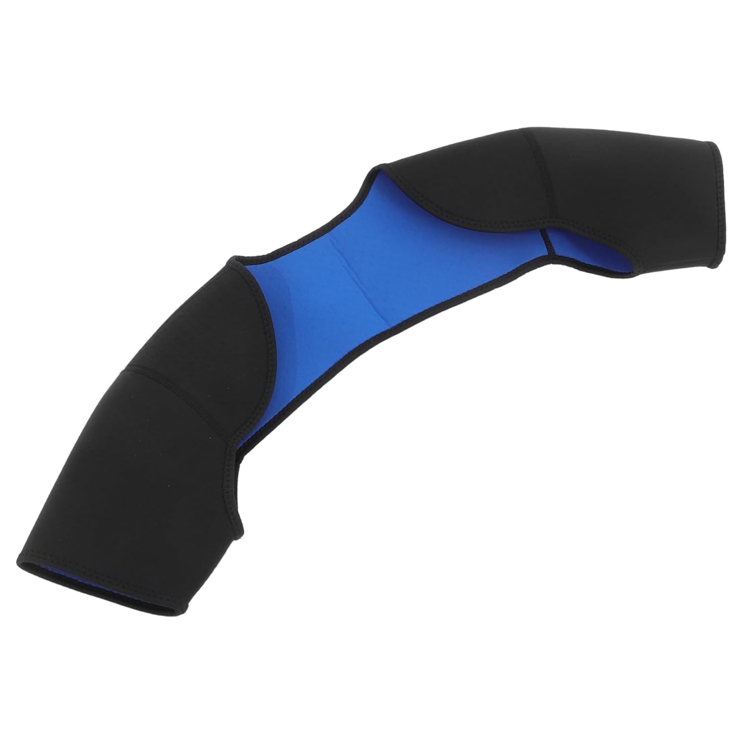 Breathable Sbr Double Shoulder Support Pad Warm Compression Brace for Outdoor Mountaineering Sports Gentle Shoulder Strap Protection Black