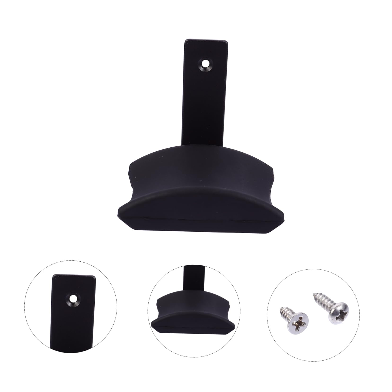 PRETYZOOM 3 Pz supporto per cuffie portacuffie da scrivania stand scrivania supporti per computer supporto per computer per cuffia porta gancio da per Black