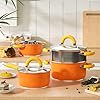 Cinrox Stainless Steel Cookware Set, 5 Ply Pots and Pans Set 7 Piece, 4 3 2 QT Pot Pan with Lid and Steaming, Compatible with All Stovetops, Dishwasher Safe #3