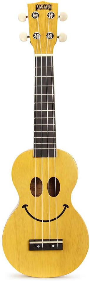 Mahalo Ukuleles Mahalo U-SMILE Series Soprano Ukulele, Transparent Butterscotch, (USMILE TBS)