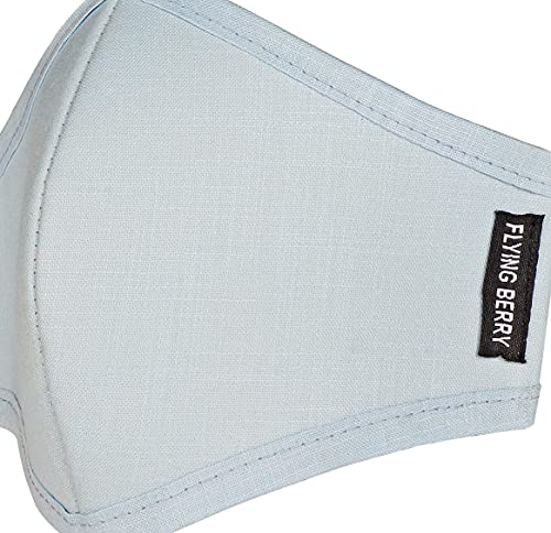 Image of FLYING BERRY Comfortable Anti Pollution Multi Layers Washable Linen Face Mask
