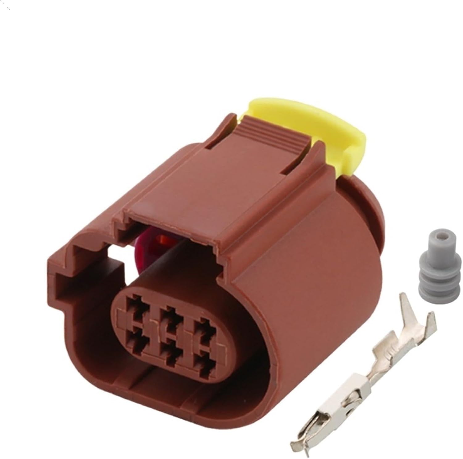 6-pin Internal Thread Door Valve Connector Plug 1J0973713G 42121200(with line 15cm B,50 Sets)