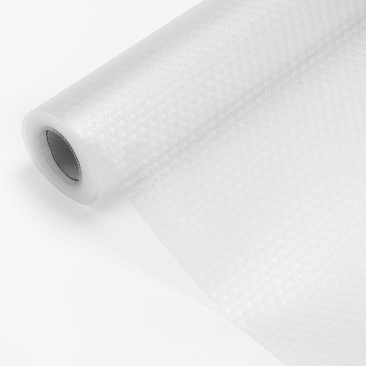 STARNINE Waterproof Shelf Liners Mat Kitchen Drawer Cabinets Liner Oil Proof Non Slip Fridge Mats Cut To Size Fridge Cupboard Liner Mats EVA BPA Free (Transparent (White), 30cm x 3M)