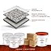 Simiron Epoxy Resin Coating 3 Gallon Kit - Light Gray - Standard Cure Speed - for Floors, Counter Tops, Garages & More -100% Solids -2 Components - Self Leveling, Chemical Resistant, Solvent-Free