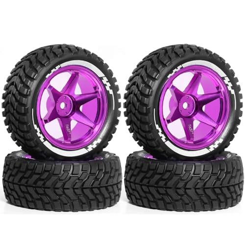 RC�������i For Tamiya For FW06 For XV02 For TT01 1:10 RC �J�[���� 75 �~�����[�g���z�C�[���n�u�O���b�v�^�C�����[�V���O�t���b�g�^�C���A�b�v�O���[�h OP �A�N�Z�T���[�p�[�c(Purple)