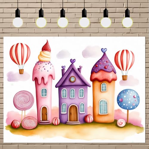 GujingIMtILi Fondos de Pared Nubes de Globos Coloridos en el Techo Fondos de Fotos