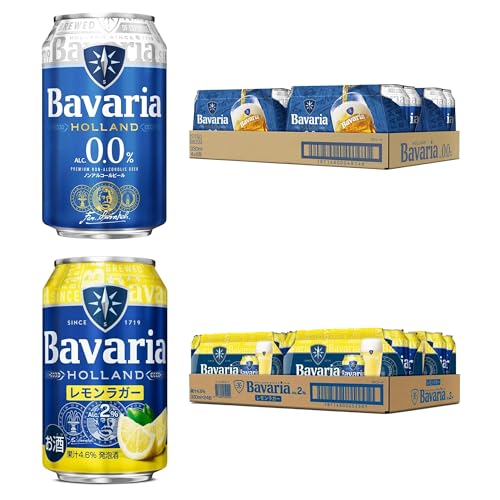 Bavaria �o���h�� �m���A���R�[���r�[�� 0.0% �I���W�i�� 330ml×24�� + ���������K�[ 2.0% �t���[�c�r�[�� �I�����_�Y �E�A���R�[�����@ 100%�����g�g�p �V�R���d���� - ���E�ŌË��̃r�[�����[�J�[�ɂ��`���Ɗv�V�̔�A���R�[