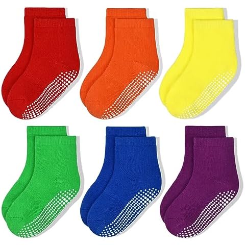 GRPSKCOS Non-Slip Toddler Socks for Kids Cover