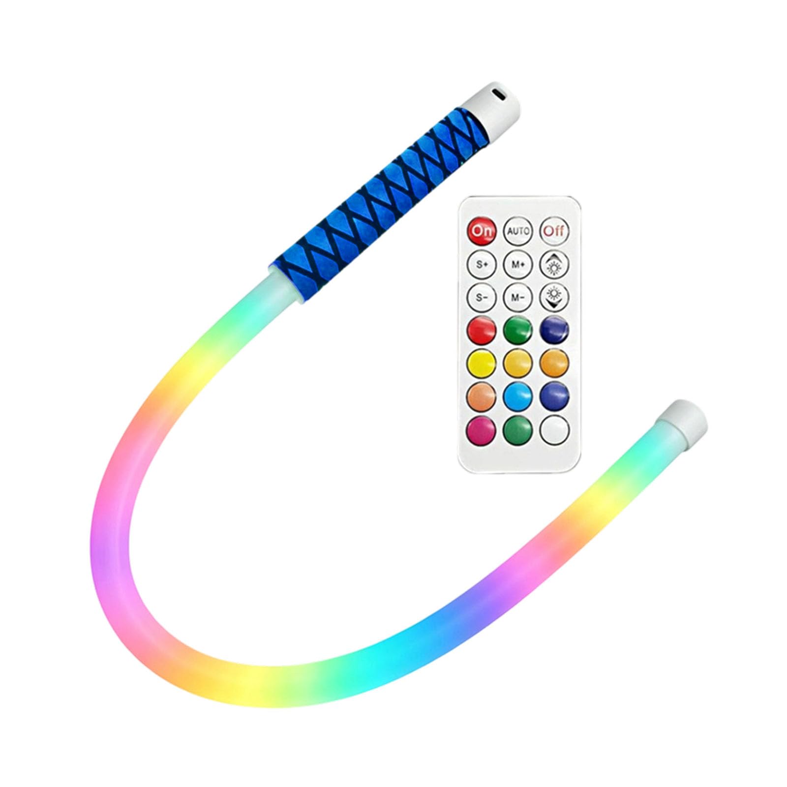FROMCEO Color Changing 0.8 Meter Handheld Silicone Light Tube Portable LED Wand with Multiple Modes for Party and Decor Party Decor Light