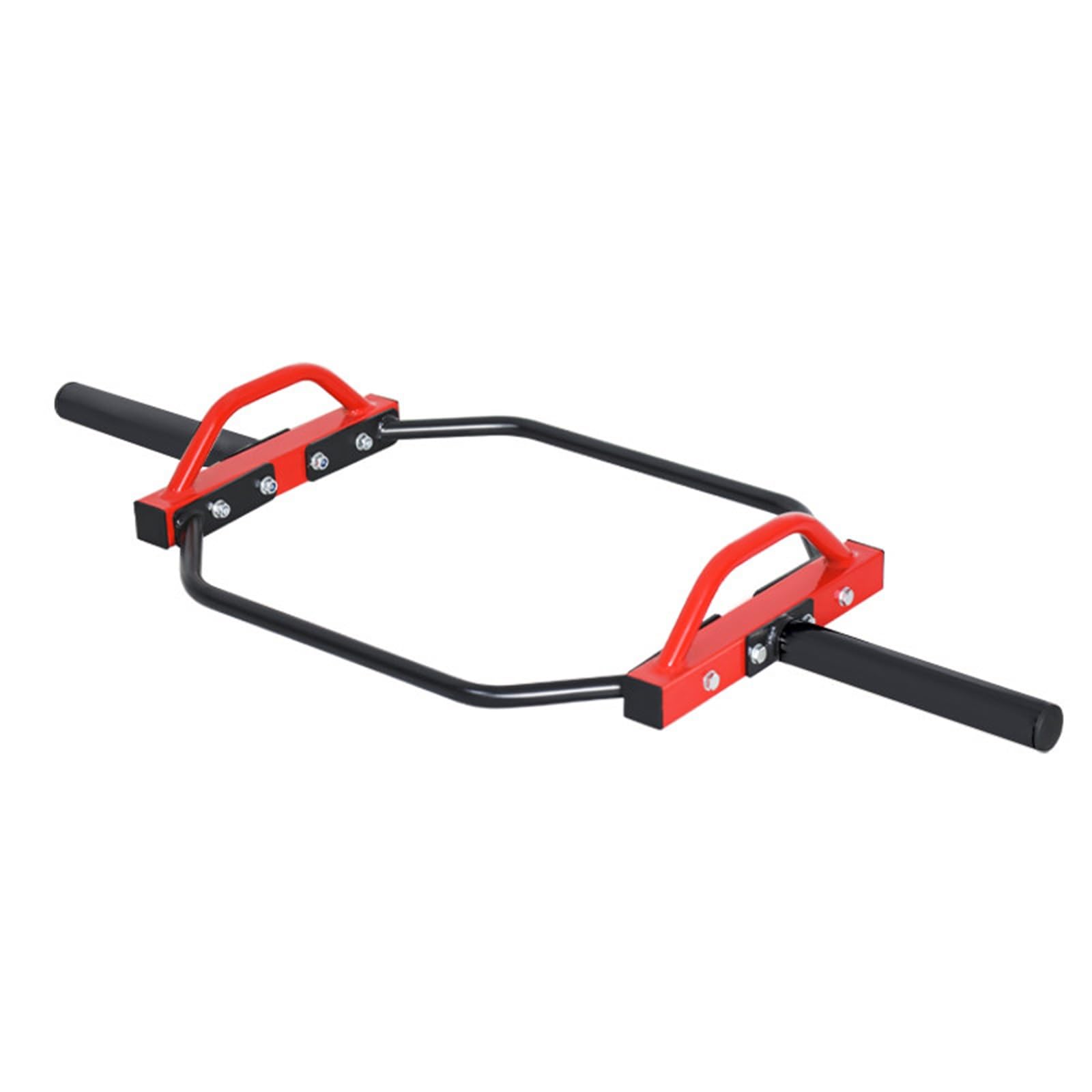 Hex Bar Bilanciere Esagonale, struttura aperta per squat, stacchi e scrollate, compatibile dischi olimpionici, allenamento forza domestico