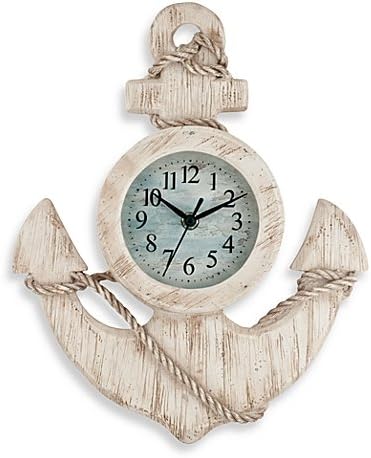 Antique Anchor 13-Inch Wall Clock