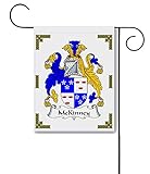 Carpe Diem Designs McKinney Coat of Arms/McKinney Family Crest 11 X 15 Garden Flag – Made in The...