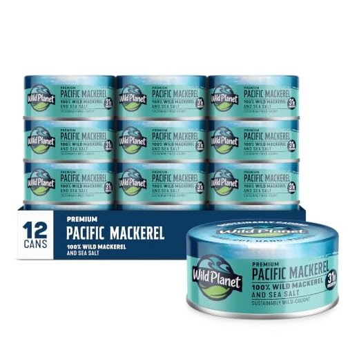 Wild Planet Mackerel Fillets in Sea Salt