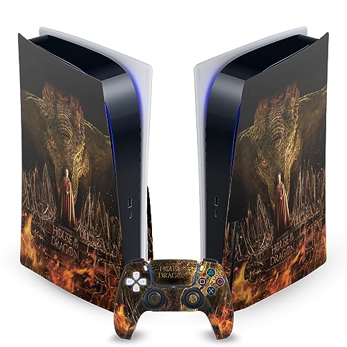 Skin Vinyle House of The Dragon Haute Définition pour PS5 Édition Disque et DualSense