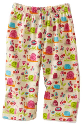Zutano Baby-girls Infant Garden Snail Pant, Cream, 6 Months