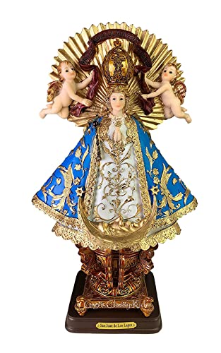 12" Inch Our Lady of San Juan Lagos Statue Figurine Imagen Virgen San Juan de Los Lagos Estatua Religious Gift