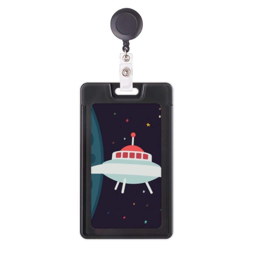 Étui rétractable pour badge UFO Universe And Alien avec cordon résistant - 5