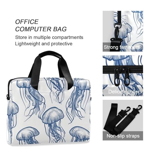 Maletín para laptop Blue Jellyfish ALAZA 13-15.6 pulg miniatura 5