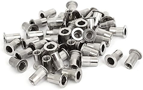 uxcell M6 Thread 304 Stainless Steel Rivet Nut Insert 50pcs image 4